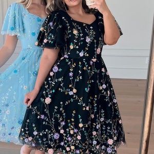 Jessakae black shimmer dress